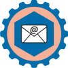 Button Zahnrad EMail